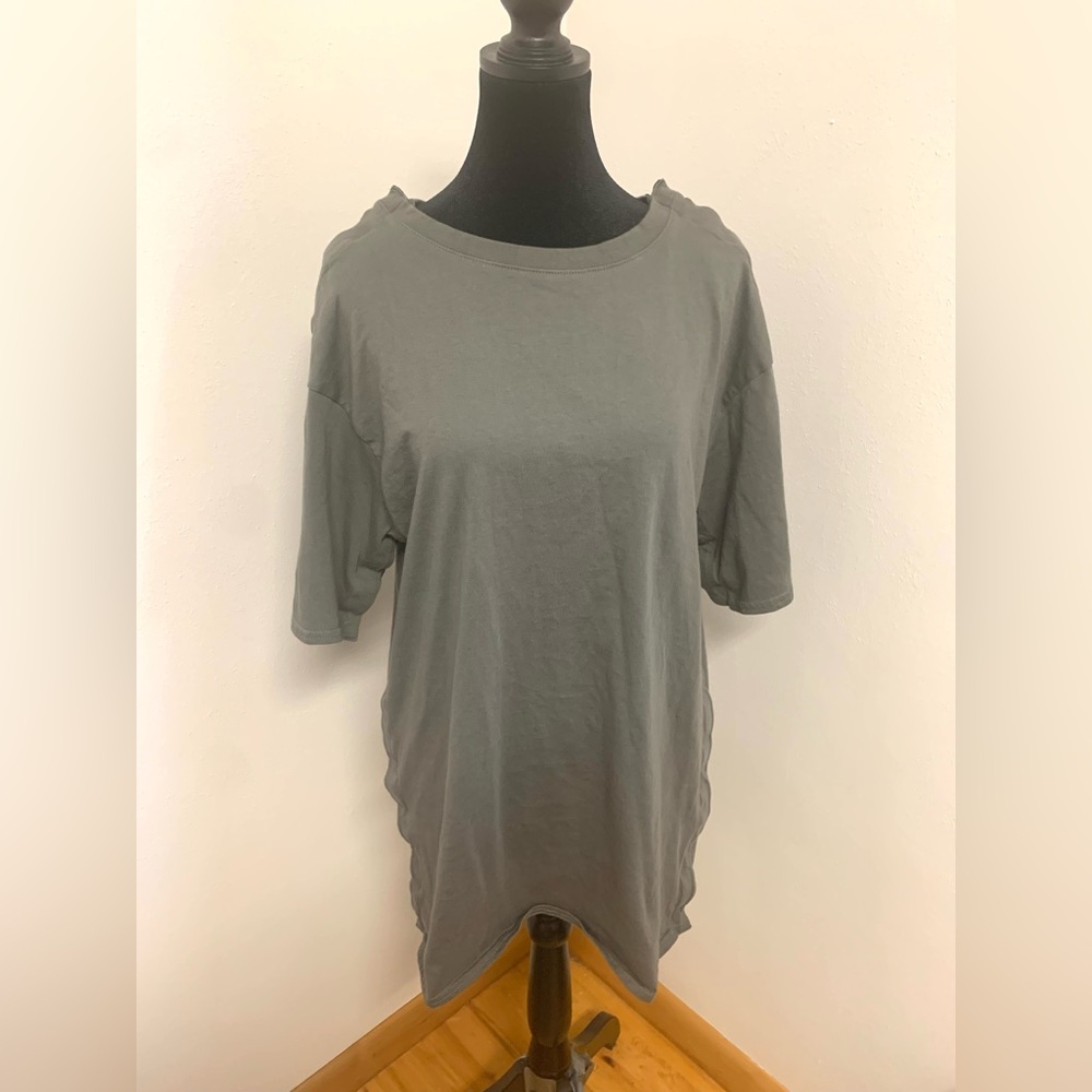 Gray Short Sleeve Men's Tee